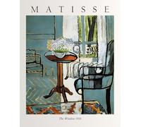 GYTRI CGFHJ Henri Matisse Affiche Intérieur Paysage Impressions Abstrait Art Mural Image《La Fenêtre》Henri Matisse Peinture Sur Toile Pour Décor De Salon 30x40cm Sans Cadre