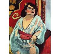 GYTRI CGFHJ Henri Matisse Femme Algérienne Affiche Abstrait Murale Art Matisse Toile Peinture Personnes Portrait Estampes pour Décoration D’intérieur Photo 50x70cm sans Cadre