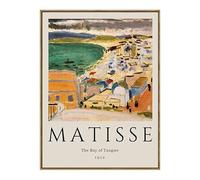 GYTRI CGFHJ Matisse La Baie de Tanger Affiche Abstraite Murale Art Ville Paysage Toile Peinture Vintage Estampes pour Décoration De La Maison Photo 50x70 cm sans Cadre