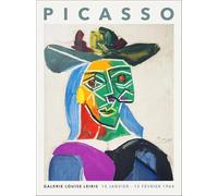 GYTRI CGFHJ Pablo Picasso Portrait Affiche Impressions en Couleur Abstrait Art Mural Pictrure《Buste D’une Femme》Pablo Picasso Peinture Sur Toile Pour Décoration Intérieure 40x50cm Non Encadré
