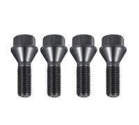 GYTTAK Boulon Vis Écrou Compatible avec BMW pour F10 F11 F30 F32 F34 F15 F16 F25 F26 Boulons De Vis De Roue Écrou De Blocage M12x 1,5 M14x 1,25 M14x 1,5 Vis De Moyeu De Roue De Voiture(M12 X 1.25)