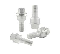 GYTTAK Boulon Vis Écrou Compatible avec pour Q3 Q5 Q7 Boulon De Vis De Pneu De Moyeu De Roue 4PC Pneu De Voiture Renforcer Les Boulons De Roue De Vis(for Q3 Q5)