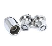 GYTTAK Boulon Vis Écrou Compatible avec Toyota pour Tacoma pour Venza pour Yaris Écrous De Roue Antivol M12x 1,5 0027600900 PT27648100 4 Écrous + 1 Clé 33 Mm