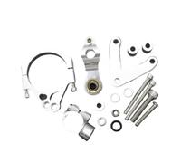 GYTTAK Compatible avec Ducati 848 2008 2009 2010 Accessoires De Moto Kit De Support De Montage D'amortisseur De Stabilisation De Direction Réglable pour Motos Amortisseur de Direction Moto(A)
