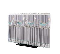 GYTTDERFL Housse éCran Tv TV Cover Do Not Remove The Dust-proof Cloth From The TV When Starting Up Curved TV Desktop Hanging Cover Cloth(Color-09,115 x height70cm)