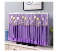 GYTTDERFL Housse éCran Tv TV Cover Do Not Remove The Dust-proof Cloth From The TV When Starting Up Curved TV Desktop Hanging Cover Cloth(Color-02,85 x height50cm)