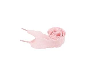 GYTTDERFL Lacet Satin 1 paire de lacets pétale largeur 2.5cm espadrilles décontractées lacet de corde for chaussures lacets de chaussures plates 80/100/120/140CM accessoires(Light pink,100cm)