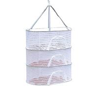 GYWHOOFT 3 filet pliable pour séchage en couches, filet de séchage suspendu séchoir avec fermeture éclair pour fruits, convient pour accrocher des fleurs séchées, du poisson, des herbes