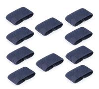 GYWHOOFT Lot de 10 sacs de ceinture élastiques pour sac à dos, passants de ceinture, organiseurs pour sangles de trekking (bleu)