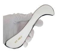 GYX COELE Grattoir musculaire en acier inoxydable Gua Sha - Outil de massage IASTM - Excellent outil de mobilisation des tissus mous (en forme de S)