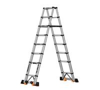 GYYDXXFC Échelle Télescopique Multi-Positions, Portable, Compacte Et Légère, for La Maison, Le Garage, Le Jardin Et La Maison.(3.1+3.1m)