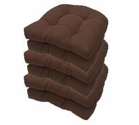 GYYFQH Coussin de Chaise Set de 6, Coussin de Fauteuil Retour Coussin d'assise Pad 48x48 Cm, Coussin de siège pour Convient pour Une Utilisation intérieure et extérieure(03,Normal)