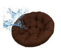 GYYFQH Coussins de Chaise Ronds,Épaissir Impermeable Coussin Chaises de Jardin pour Jardin Extérieur,Balcon Et Salon Fauteuil(A,80×80cm)