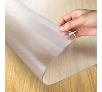GYYFQH Film de Table Transparent/Mat 1,5 mm/2 mm/3 mm, Nappe Transparente légèrement Mate, Nappe en PVC avec Surface Lisse, pour la Protection de la Table(B 2mm,60×130cm)