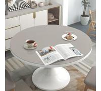 GYYFQH Nappe D'extérieur Ronde 80 Cm, Nappe Ronde, Nappe De Table À Bière D'extérieur, Nappe en Cuir, Set De Table en Daim, Nappe De Cuisine Unie,C-100cm