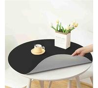 GYYFQH Nappe Ronde en Simili Cuir, Set De Table Aspect Cuir, Nappe Ronde Nordique en Cuir, Ensemble De Table Ronde en Cuir PVC, Épaisseur De La Nappe 2 Mm(G,50cm)