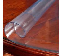 GYYFQH Nappe Ronde Transparente, Nappe Ronde Mate, Nappe Ronde À Manger, Dessous De Plat Anti-Chaleur, 2 Mm D'Épaisseur, pour Coussins De Chaise, Tables À Manger(B,70cm Rund)