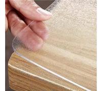 GYYFQH Nappe Transparente Épaisse 2mm，Nappe Rectangulaire Transparente，Nappe Transparente Givrée，pour Table À Manger, Table Basse(Frosted,65×170cm)