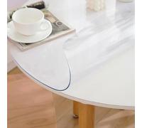 GYYFQH Nappe Transparente épaisse Ronde Film De Table Transparent en PVC Imperméable Et Facile à Nettoyer Protection pour Cuisine Salle à Manger 2 mm (A,70 cm (Rund))
