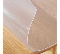 GYYFQH Nappe Transparente épaisse Ronde Film De Table Transparent en PVC Imperméable Et Facile à Nettoyer Protection pour Cuisine Salle à Manger 2 mm (B,115 cm (Rund))