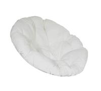 GYYFQH Rond Papasan Coussin De Chaise ，papasan Rotin Fauteuil，Coussin Fauteuil Papasan, Épaissir Imperméable Antidérapant,pour Jardin Extérieur, Balcon Et Salon,blanc-150X150cm