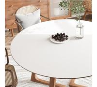 GYYFQH Tapis de Table Rond en Cuir synthétique, résistant à la Chaleur, antidérapant et imperméable, idéal pour la Cuisine(E,45cm Round)
