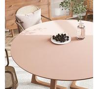 GYYFQH Tapis de Table Rond en Cuir synthétique, résistant à la Chaleur, antidérapant et imperméable, idéal pour la Cuisine(I,45cm Round)