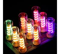 gyyuok Lot de 2 mini veilleuses USB à intensité variable avec filament flexible, éclairage d'ambiance portable pour chambre à coucher, voiture, ordinateur portable, chambre d'enfant (lumière naturelle