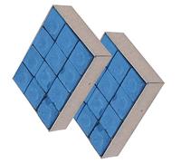 GYZOUKA 24 Pièces Queue de Billard Craie Sèche Accessoire Antidérapant Craies de Bâton de Billard pour Une Adhérence élevée et des Conceptions Légères Bleu/Rouge (Bleu)