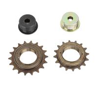 GYZOUKA 2PCS Roue Gauche Drive Adaptateur Set Fer 16T 18T Modifier Roue Pignon Remplacements