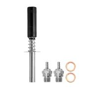 GYZOUKA Allumeur de Bougie de Préchauffage, Démarreur de Moteur Compact en Alliage D'aluminium avec 2 Bougies de Préchauffage N3, pour Bateau d'avion de Voiture à Huile HSP 80103 RC (Noire)