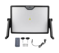 GYZOUKA Chauffage pour Poulailler, Panneau Chauffant Radiant Double Face avec Température Réglable, pour Animaux Domestiques, Volaille, Poulailler, Niche pour Chien (Prise UE 220V)