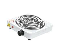 GYZOUKA Cuisinière électrique à Tube Unique, Brûleur à Bobine Portable 1000 W pour la Cuisine Intérieure et Extérieure, avec Protection de sécurité et Entretien Facile (Prise UE)