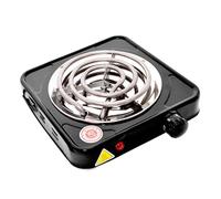 GYZOUKA Cuisinière électrique à Tube Unique, Brûleur à Bobine Portable 1000 W pour la Cuisine Intérieure et Extérieure, avec Protection de sécurité et Entretien Facile (Prise UE)