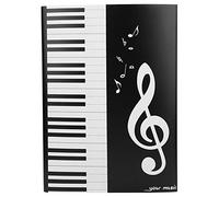 GYZOUKA Dossier de Fichiers Musicaux Format A4, 4 Pages, Dossier de Partition de Piano, Classeur de Musique pour Performances de Piano