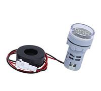 GYZOUKA Indicateur de Courant Numérique Universel, Panneau Transparent, Voyant Lumineux pour Surveiller L'état Actuel (Blanc)