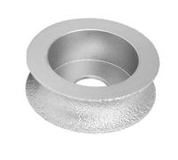 GYZOUKA Meule Diamantée Brasée, Meule Tranchante pour Verre Céramique Pierre, Bords en Verre Pierre Artificielle, Adaptée à une Utilisation Sèche et Humide (Meule concave 2.0)