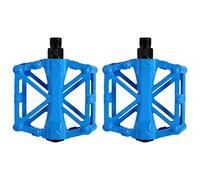GYZOUKA Pédales de Vélo en Alliage D'aluminium Large Plate-Forme | Corps en Alliage D'aluminium, Léger pour les Balades, Cage Antidérapante, Ajustement pour VTT et Vélo de Route, Pédales de