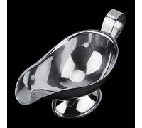 GYZOUKA Saucière à Steak en Acier Inoxydable étanche pour la Cuisine à Domicile, Récipient à épices de Haute qualité pour la Cuisine, Poignée Ergonomique pour Verser Facilement, Bateau à Poivre de 8