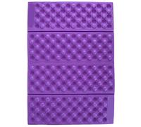 GYZOUKA Tapis de Camping en Mousse Pliable Imperméable D'extérieur avec Isolation Thermique économe en énergie pour Siège de Coussin, Coussin Pliable Portable pour Jardin et Camping (Violet + Noir)