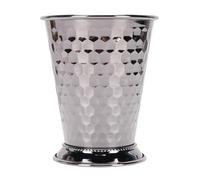 GYZOUKA Tasse Julep à la Menthe élégante en Acier Inoxydable, pour Cocktail, 400ml, en Métal, pour Fête de Mariage, Bar à Domicile, 4,6x3,7 Pouces (Style 3)