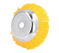 GYZOUKA Tire de Tondeuse à Gazon de 25 Mm Trimeuse de Brutière de Désherbage Nylon Trimmer de la Brosse à Roue en Nylon pour la Cour Jardin avec Construction de Plaques Fixes Internes