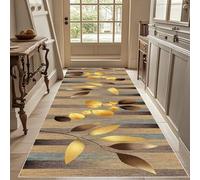 Gzaebji Tapis Cuisine Devant Evier Antidérapant et Lavable Tapis Couloir Long Antidérapant Lavable Absorbant Tapis Cuisine Moderne Motifs Géométriques Tapis d Entree Interieur 120 x 160 cm