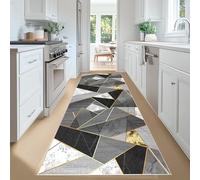 Gzaebji Tapis Cuisine Devant Evier Antidérapant et Lavable Tapis de Passage pour Couloir Long Tapis de Passage Grand Tapis Couloir Long Moderne Absorbant Tapis d Entree Interieur 60 x 200 cm