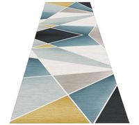 Gzaebji Tapis de Passage Long Tapis de Couloir Antidérapant Tapis Cuisine Devant Evier 60 x 110 cm Tapis Couloir Long Moderne Tapis d Entree Interieur Tapis de Passage pour Cuisine Salon Couloir