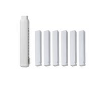 GZBABY Gommes rétractables Push Pull avec 6 recharges en caoutchouc, copeaux de gomme effacés en lignes (gris)