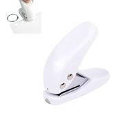 GZBABY Mini perforatrice à trou unique, perforatrice manuelle pour feuilles volantes, papier artisanal, bricolage, blanc