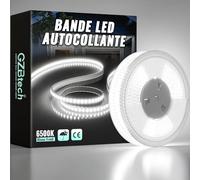 GZBtech 220V Silicone Ruban LED 15M, 6500K Blanc Froid Flex Découpable IP65 Etanche Exterieur & Intérieur Bandeau LED, 1200LM/M Haute luminosité Bande LED pour Maison Chambre Cuisine Terrasse Jardin