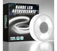 GZBtech 220V Silicone Ruban LED 20M, 6500K Blanc Froid Flex Découpable IP65 Etanche Exterieur & Intérieur Bandeau LED, 1200LM/M Haute luminosité Bande LED pour Maison Chambre Cuisine Terrasse Jardin