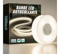 GZBtech 220V Silicone Ruban LED 30M, 4000K Blanc Naturel Flex Découpable IP65 Etanche Exterieur & Intérieur Bandeau LED, 1200LM/M Haute luminosité Bande LED pour Maison Chambre Cuisine Terrasse Jardin